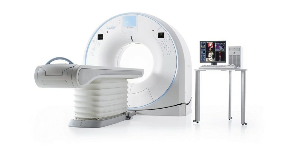 Scanner vétérinaire Canon Aquilion à la clinique Saint Jacques, Agen